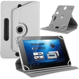 Resim DUHALINE Acer Iconia Tab P10 10.4" Uyumlu Üniversal Dönerli Standlı Tablet Kılıfı +Dokunmatik Kalem 