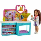 Resim Nessiworld Barbie Chelsea Meslekleri Öğreniyor Veteriner Oyun Seti HGT12 