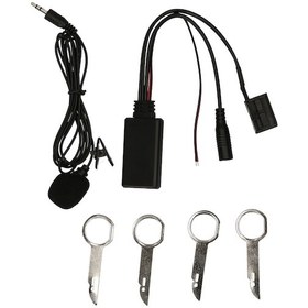 Resim Leezsing Ford 6000cd İçin Bt 5.0 Aux Ses Adaptörü - Mikrofonlu, 2005+ Focus/mondeo/fiesta Uyumlu 