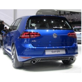 Resim Stuning Vw Golf 7 Gti Arka Tampon Difüzörü Parlak Siyah 769661307835 