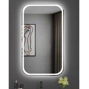 Resim Global Led Mirror 60 x 80 cm Ledli Ayna Dresuar Hol Koridor Duvar Salon Banyo Wc Ofis Çocuk Yatak Odası Boy 