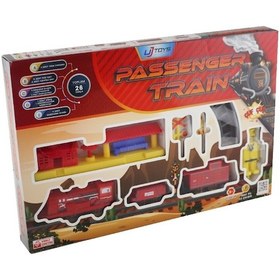 Resim Uj Toys 26 Parçalı Pilli Tren Seti 