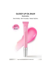 Resim Aurelia Geneve Glossy Lip Oil Nemlendirici Etkili Renkli Lip Balm Marshmallow 12 ML 