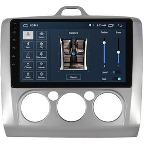 Resim NAKAMİCHİ Ford Focus 2 Manuel Klima 2004-2011 Android 2 Gb + 32 Gb Rom Carplay Multimedya 