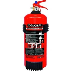 Resim Global 2 Kg ABC Kuru Kimyevi Tozlu Yangın Söndürme Cihazı 