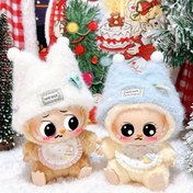 Resim Labubu için Kıyafetler, Labubu Kostümü, 17cm/10cm Bebek Kıyafetleri, Şık ve Sevimli Labubu DIY Bebek Aksesuarları, Şapka & Önlükler, Tam Set Giysi Takımı, Labubu Bebek Kıyafetleri (Bebek Dahil Değildir) 