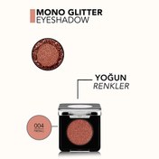 Resim Flormar Mono Yoğun Renk Veren Metalik Tekli Göz Farı 004 Fireball 