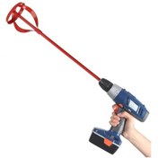 Resim Fochsia 1 Adet Ergonomik Tutamaklı 80x420mm Boya Çimento Harç Karıştırıcı Uzun Saplı Zaman Tasarrufu Diğer 