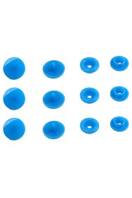 Resim Monako Limited Edition 30 Adet Mavi Çıtçıt Plastik Çıtçıt, T5 = 12,4 Mm, Dikişsiz Kolay Takılır, Mavi Çıt Çıt Seti 