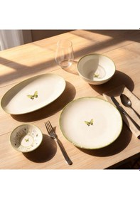 Resim Güral Flora Green 12 Parça 4 Kişilik Kahvaltı Takımı 4883 2732476 