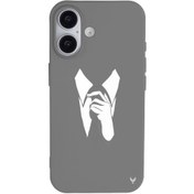 Resim iPhone 16 Kravat Telefon Kılıfı 