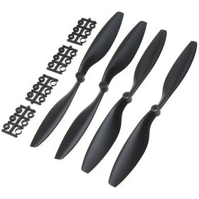 Resim Djı F450 500 F550 İçin 2 Çift 10x4.5" Nylon Döner Pervane - Yüksek Kalite 