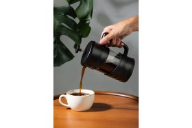 Resim UltraMint 600 ml Cam French Press, Şık ve Dayanıklı Kahve Demleme Aracı 