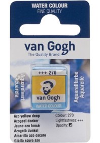 Resim Talens Van Gogh Tablet Suluboya 1/2 Azo Yellow Deep 270 