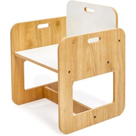 Resim Genel Markalar 2-4 Yaş Kumru Model Ahşap Montessori Aktivite Oyun Çalışma Sandalyesi (1 Sandalye) 