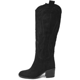 Resim Mio Gusto Romina Siyah Renk Kovboy Çizmesi 