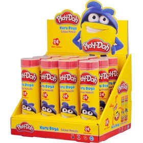Resim PLAY-DOH PLAY-KU007 KURUBOYA TÜP 24 RENK 
