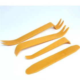 Resim 4 Adet/takım Araba Radyo Temizleme Aracı Araba Radyo Paneli Araba Stereo 