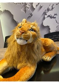 Resim Aslan Peluş Oyuncak Büyük Boy Camel 