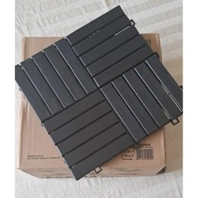 Resim Peri Store Akasya Ahşap Yer Karosu, Espresso 30X30 Cm, 10'lu Paket, 0.9 M² Yer Kaplama 