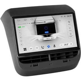 Resim TESLA Model Y için 7" Arka Eğlence ve Klima Kontrolü Dokunmatik Ekran 