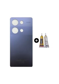 Resim Redmi Note 13 Pro 4g Uyumlu Arka Pil Kapağı Mavi + B7000 Çok Renkli 