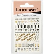 Resim Lionesse Tırnak Dövmesi Desenli 