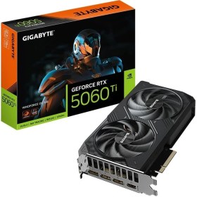 Resim Gıgabyte Geforce Rtx 5060 Tı Wındforce Oc 16GB Gddr7 128BIT Dlss 4 Ekran Kartı 