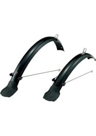 Resim KNT Katlanır Bisiklet Çamurluk Seti 20 Jant Fiber Siyah 