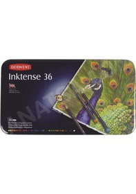 Resim Derwent Inktense Mürekkep Etkili Aquarel Boya Kalemi Teneke Kutu N11.179 