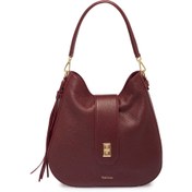 Resim Bordo Deri Kadın Omuz Çantası - S25Y1BC80433-M71 