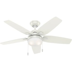 Resim Hunter Arcot Taze Beyaz - 117 Cm. Aydınlatmalı Tavan Vantilatörü 