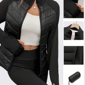 Resim Kadınlar için Hafif Termal Ceket - Slim Fit Kışlık Mont, Fermuarlı Kapanış, Stand Yaka, Uzun Kollu - Soğuk Hava Dış Giyim, Günlük ve Resmi Etkinlikler İçin - Kolay Bakım, Kadın Giyim, Bayanlar Kış Montları, Mevsimlik Moda, Şık Tasarım, Dayanıklı Yapı, Ofis Giyim, Fortyle ribbed üst panel, Makinede Yıkanabilir Kışlık Mont, Kadınlar için Yırtık Ceket, Kadınlar için Kış Montları, Zarif Mont 