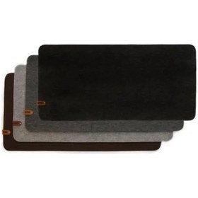 Resim Antrasit Renkli Keçe Mousepad 50x100 Cm - Büyük Boy 