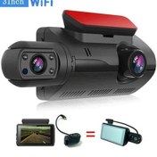 Resim Hd 1080p Çift Lens Dash Kamera Arabalar İçin Blackbox Araba Video Kaydedici İle Hiçbiri With Wıfı 