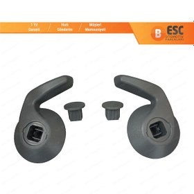 Resim Kangoo Mk2 için İki Adet Gri Ön Koltuk Ayar Kolu 7701209971-72 N11.8529 