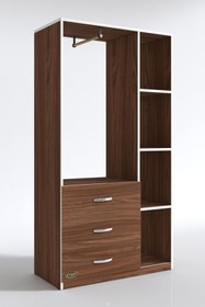 Resim Kenzlife Giysi Dolabı Ökkeş 175*90*40 Cvz Gardırop 3 Çekmeceli 