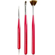 Resim Nascita Nail Art Tırnak Süsleme Fırça Seti 3lü - 06 