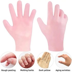 Resim Vitastyle Çatlak/Kuruluk Karşıtı Silikon Bakım Eldiveni Nemlendirici Ve Çatlama Önleyici El Peelingi 1 çift 