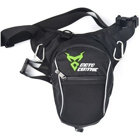 Resim Skycity Yeşil Moto Sünger Çantası - Su Geçirmez Oxford Kumaşı, Ayarlanabilir Kemer Ve Bacak Kayışı, Reflektör Şeritli Sürüş Ekipmanı Yeşil 