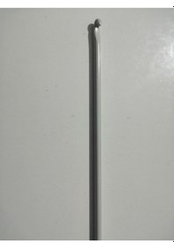 Resim Abarta 2,5mm Alüminyum Uzun Gagalı Örgü Şiş Tunus Tığ 35cm-metal Gri 1 Adet 