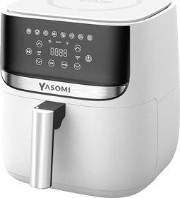 Resim Yasomi Y55 Tartı Özellikli Beyaz 5.7l-6 Litre 1700w Airfryer Fritöz (beyaz) 