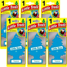 Resim Little Trees Tropikal Aromalı Asma Oto Kokusu 6 Adet 