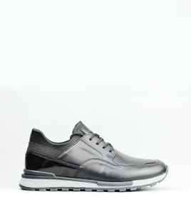 Resim PUNTO 506137 Hakiki Deri Bağcıklı Sneaker Erkek 