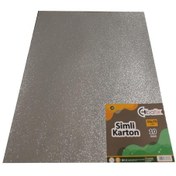 Resim Bafix Simli Karton 50x70 Gümüş Silver -10-pkt 