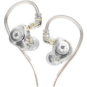 Resim Skycity Kz Edx Pro Beyaz Kulaklık: İki Manyetik Devre Dinamik Ünite, Ergonomik Kulak İçi Tasarım, 0.75mm Altın Kaplı Pin, Bakır Kablolu Diğer 