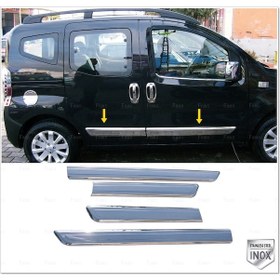 Resim Citroen Nemo Krom Yan Kapı Çıtası 4 Kapı 2008 Üzeri P. Çelik 