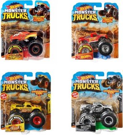 Resim FYJ44 Hot Wheels, Monster Trucks 1:64 Arabalar 