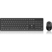 Resim Fude Ek783 2.4g Kablosuz Klavye Mouse Kombo Taşınabilir Klavye Ve Mouse Seti Düşük Gürültülü Tak Ve Çalıştır Ofis Oyunu Siyah 