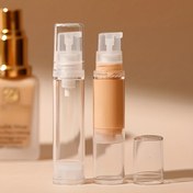 Resim Airless Pompa Şişeleri Losyon Dağıtıcı Şişe Seyahat Krem Pompa Şişeleri Vakum Pompa Şişesi Sıvı Fondöten için 5ml 10ml 15ml 